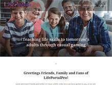 Tablet Screenshot of lifeportalpro.com
